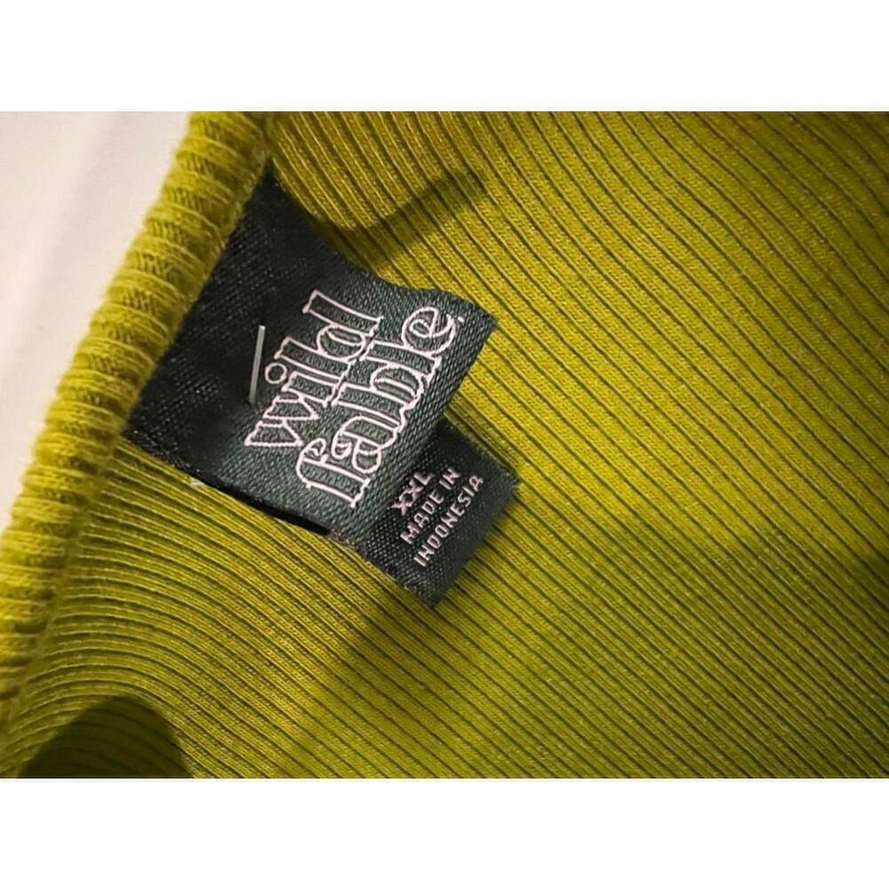 Women's Wild Fable Green Ribbed Knit Dress Size XXL - Picture 7 of 10